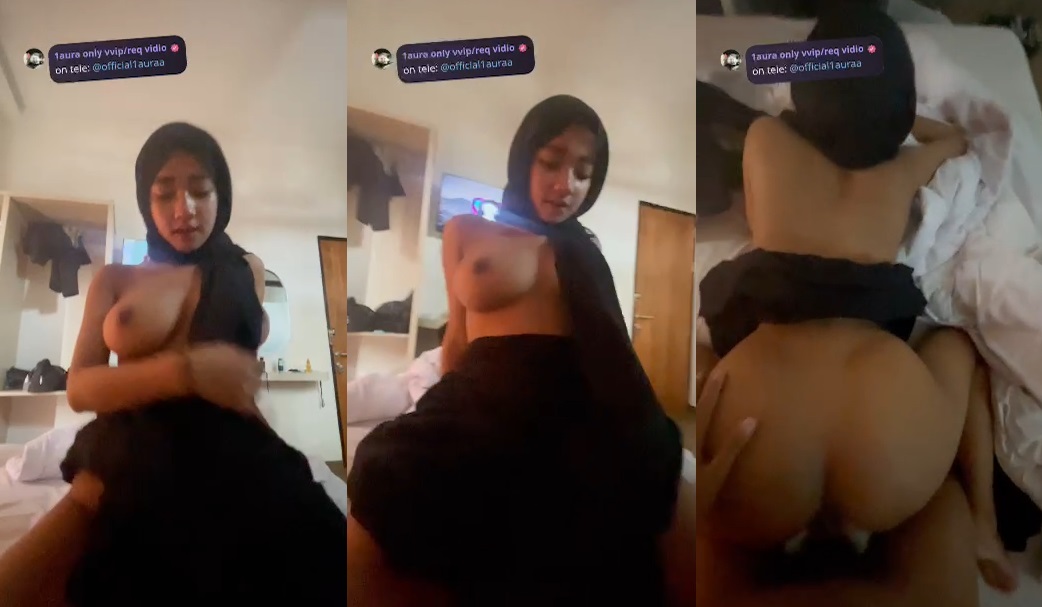 Sarah Jilbab Hitam Cưỡi Lên Rên Rỉ Cực Kỳ Dâm Đãng